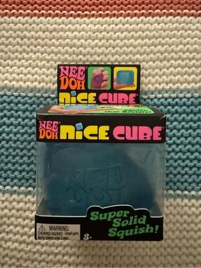 Original Needoh Nice Cube Blue